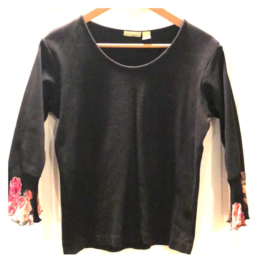 Putumayo flared sleeve tee - M